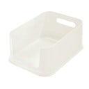 Bijela kutija za pohranu iDesign Eco Open, 21,3 x 30,2 cm