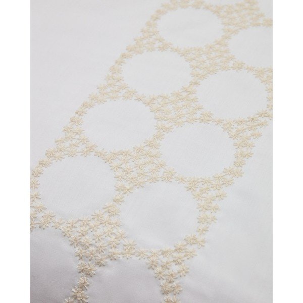 Bijela posteljina za bračni krevet/za produženi krevet od pamučnog perkala 220x240 cm Teia – Kave Home-image-2