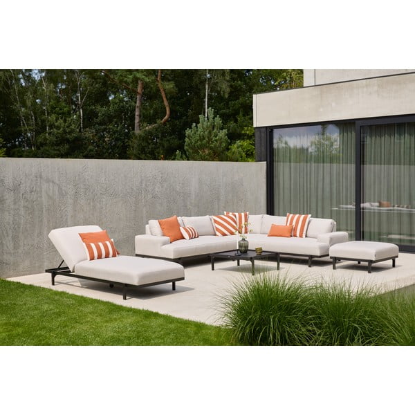 Svijetlo siva vrtna sofa aluminijska (s lijevim kutom) Lucas – Hartman-image-2