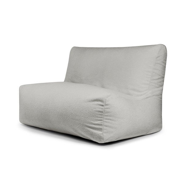 Svijetlo siva vreća za sjedenje od bouclé tkanine Sofa Seat Lounge – SLOWDOWN