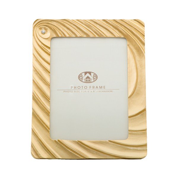 Okvir za fotografije u zlatnoj boji s motivom spirala Mauro Ferretti, 21 x 26 cm-image-2