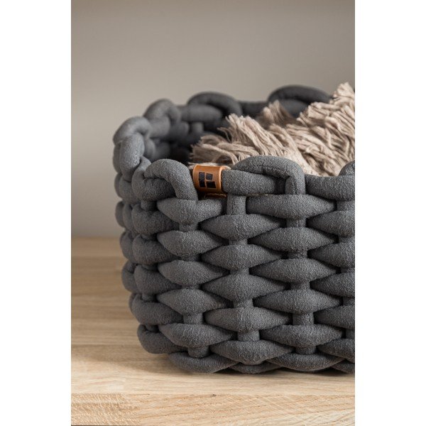 Tekstilna košara 20x15x11 cm Peach Skin S – Bigso-image-2