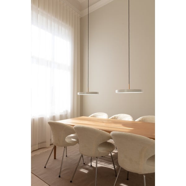 Krem LED viseća svjetiljka s mogućnosti zatamnjivanja s metalnim sjenilom ø 43 cm Asteria Plus Medium – UMAGE-image-2