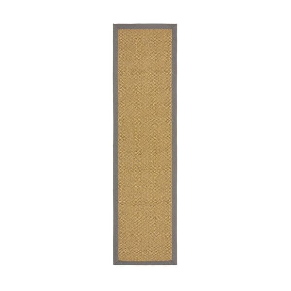 Sivi/svjetlo smeđi unutarnji i vanjski tepih 60x230 cm Sisal Look – Flair Rugs