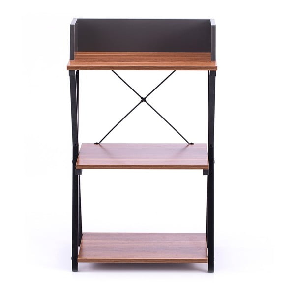 Radni stol s pločom stola u dekoru oraha 30x50 cm Hexe – Homede-image-2