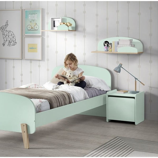 Noćni ormarić boje mentola Vipack Kiddy-image-2