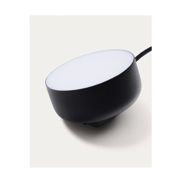 Crni metalni LED reflektor ø 8,5 cm Orey – Kave Home-image-3