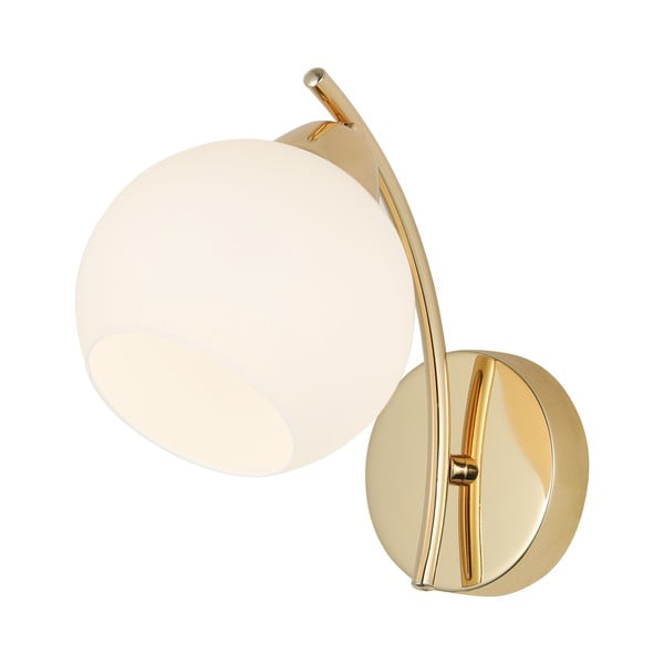 Bijela/u zlatnoj boji zidna lampa Amos – Candellux Lighting-image-1