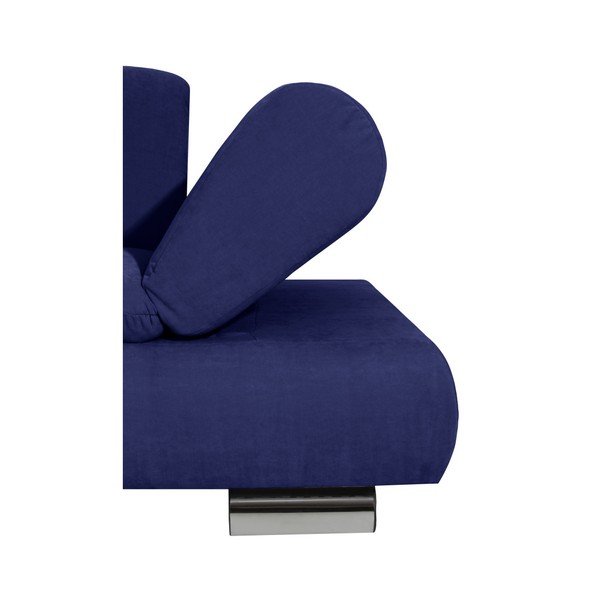 Tamnoplava kutna garnitura s podesivim naslonom za ruke Max Winzer Palm Bay, lijevi kut-image-1