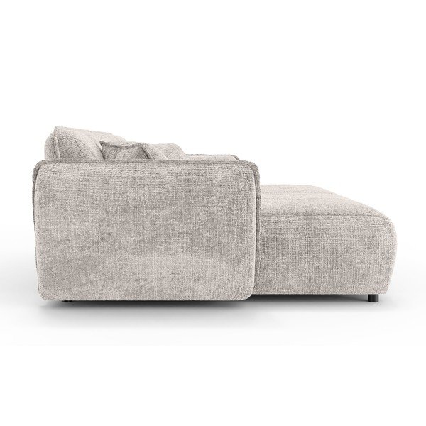 Bež sofa od šenila s ležaljkom 252 cm Nelia Big – Ropez-image-3