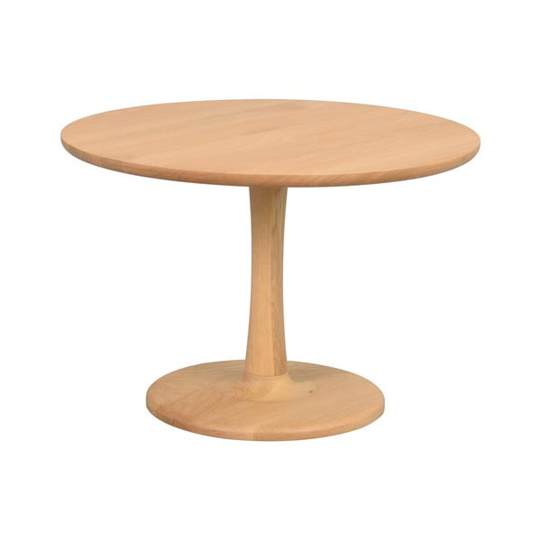 Okrugao stolić za kavu u dekoru hrasta u prirodnoj boji 60x60 cm Hobart – Rowico