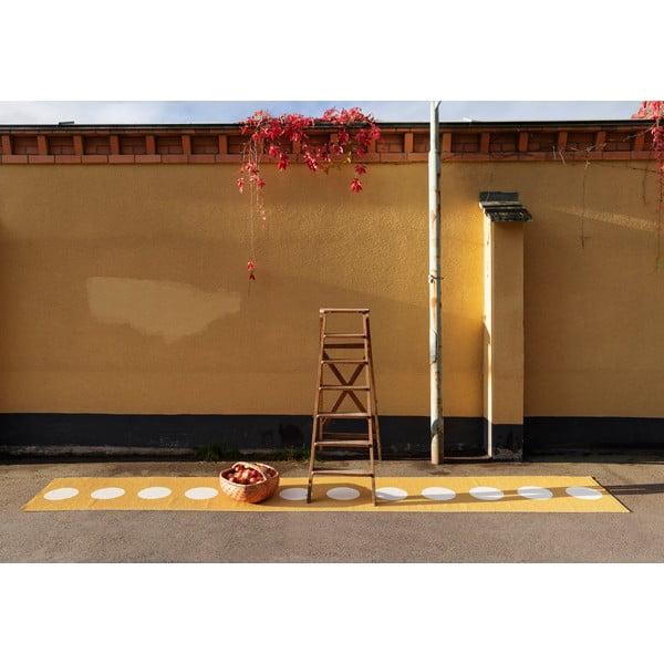 Oker žuta unutarnja i vanjska staza 70x150 cm Vera Ochre – Pappelina-image-3