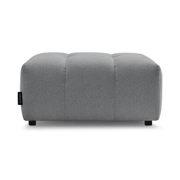 Sivi tabure od šenila Roxelane – Bobochic Paris