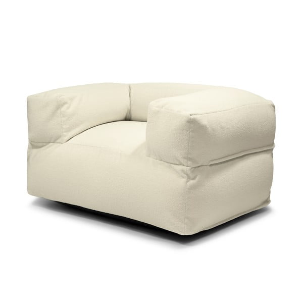 Krem vreća za sjedenje od bouclé tkanine MooG – SLOWDOWN