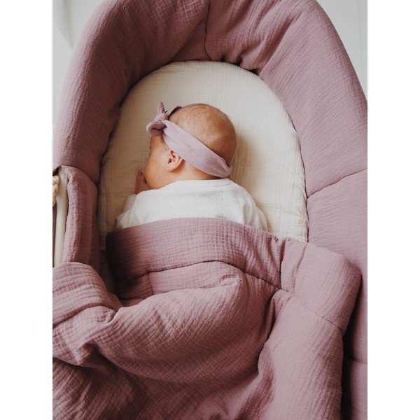 Tamno ljubičasti komplet za kolijevku – Malomi Kids-image-4