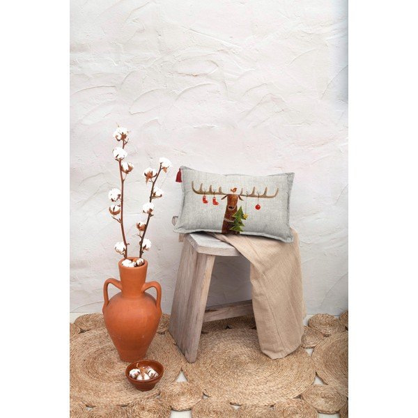 Božićni ukrasni jastuk 35x50 cm Reindeer - Little Nice Things-image-4