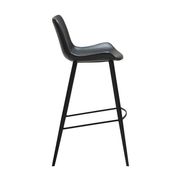 Crna barska stolica (visine sjedala 74,5 cm) Hype – DAN-FORM Denmark-image-2