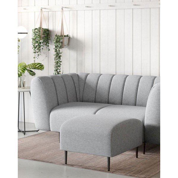 Svijetlo sivi tabure Shel – Ghado-image-1