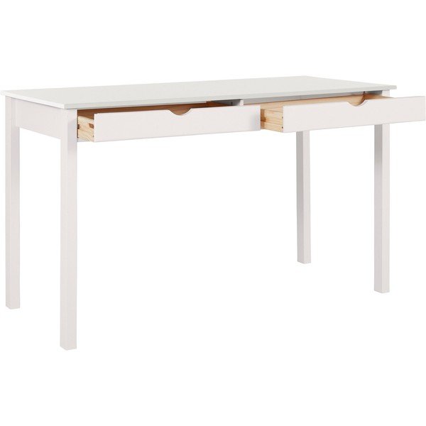 Bijeli radni stol od bora Støraa Gava, dužine 140 cm-image-2
