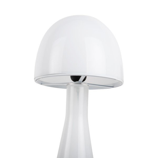 Bijela stolna lampa sa staklenim sjenilom (visina 45 cm) Bombin – Leitmotiv-image-2