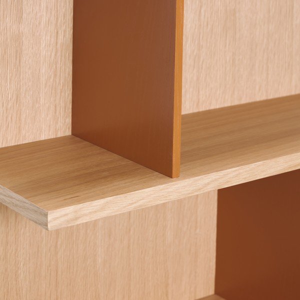 Polica s više razina u dekoru hrasta u prirodnoj boji 60 cm Stand – Hübsch-image-2