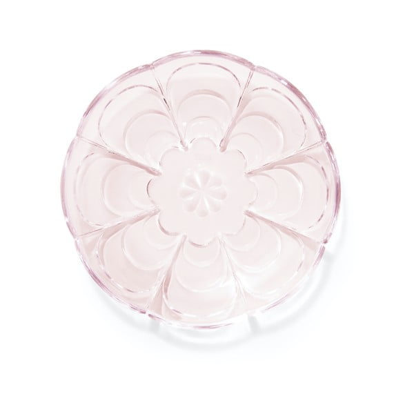 Svijetlo ružičasti desertni stakleni tanjuri u setu od 2 kom ø 16 cm Lily - Holmegaard