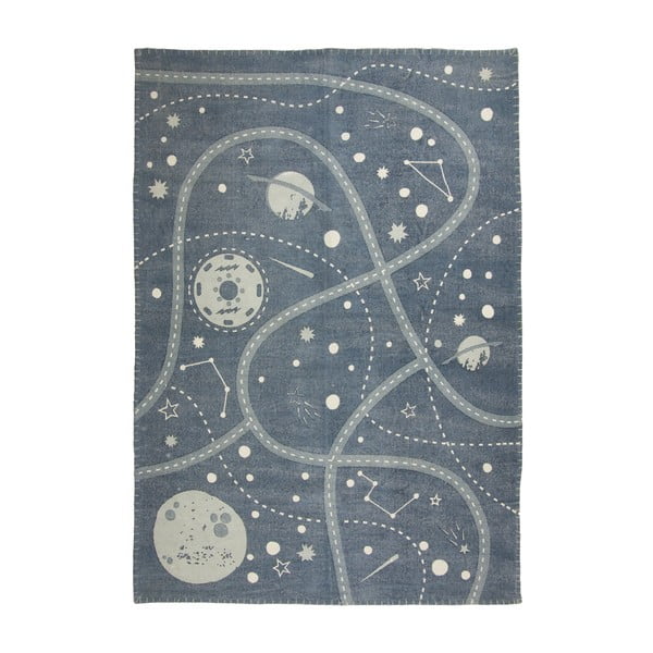 Dječji ručno iscrtan tepih Nattiot Little Galaxy, 100 x 140 cm