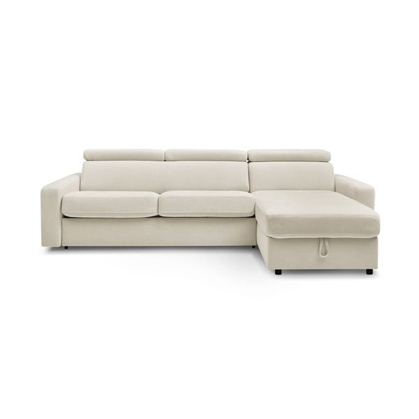 Krem sklopiva kutna garnitura (promjenjiva) Monaco – Bobochic Paris