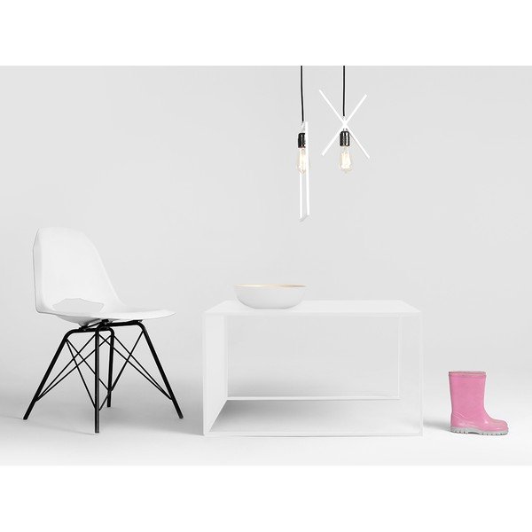 Bijeli metalni stolić za kavu 80x80 cm 2Wall – CustomForm-image-3