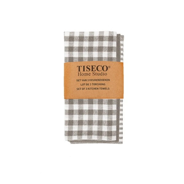 Pamučni ručnici u setu od 3 kom 70x50 cm Lines - Tiseco Home Studio-image-1