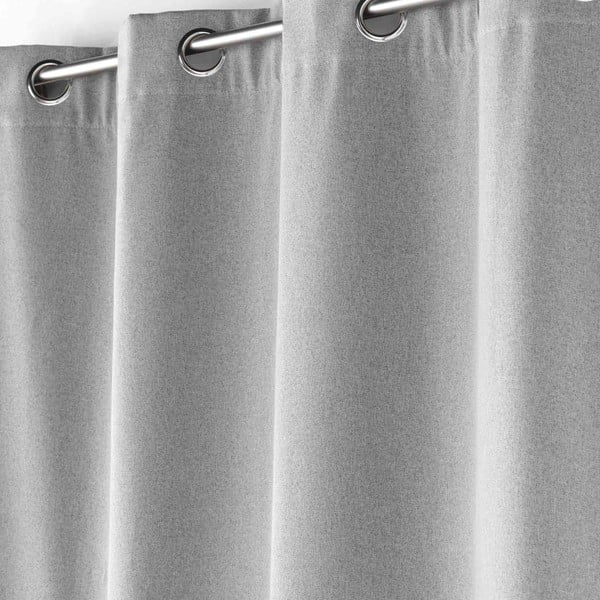 Svijetlo siva zavjesa sa zvučnom izolacijom 140x260 cm Jupiter – douceur d'intérieur-image-1