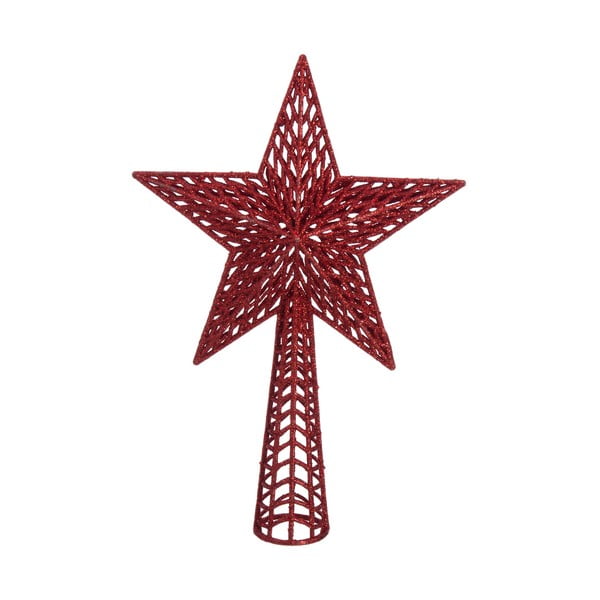 Crveni vrh za božićno drvce Casa Selección, ø 18 cm