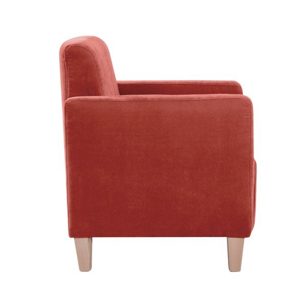 Cigla crvena fotelja Max Winzer Milla Velor-image-1
