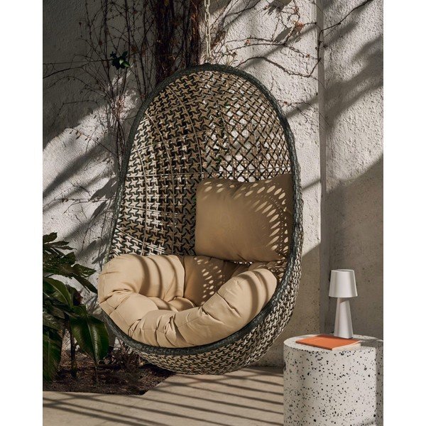 Viseća vrtna stolica Kave Home Damila-image-1