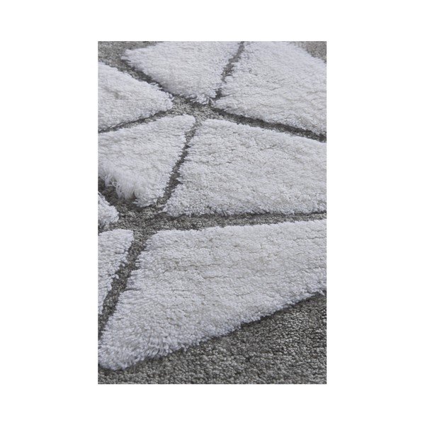 Set od 2 kupaonske prostirke Diamond sive boje-image-2