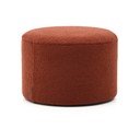 Tabure od bouclé tkanine boje terakote Kaeli – Kave Home