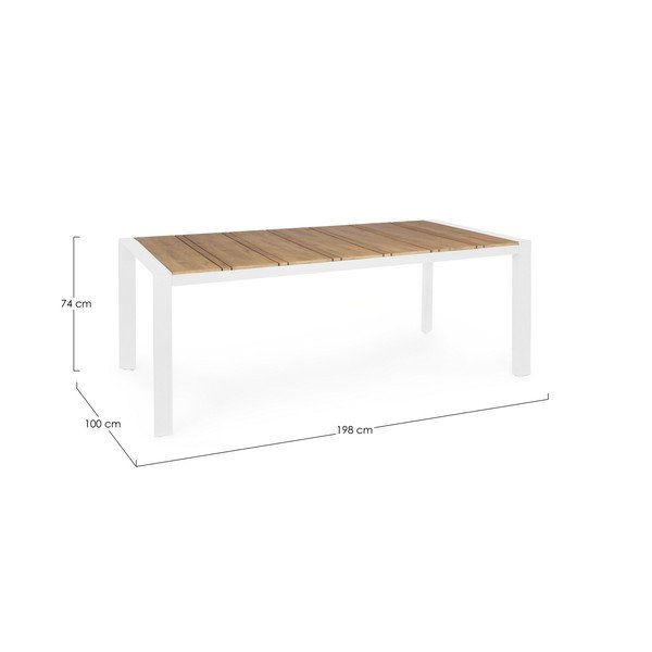 Vrtni stol aluminijski 100x198 cm Elias   – Bizzotto-image-4