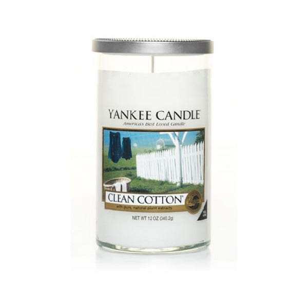 Yankee Candle Pure Cotton, vrijeme gorenja do 90 sati