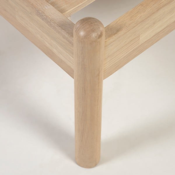 Krevet od kaučukovog drveta s podnicom u sivoj-prirodnoj boji 90x190 cm Shayndel - Kave Home-image-4