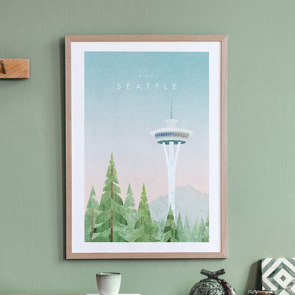Poster Travelposter Seattle, 30 x 40 cm-image-2