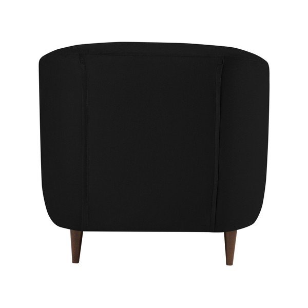 Crni baršunasti naslonjač Kooko Home Glam-image-3