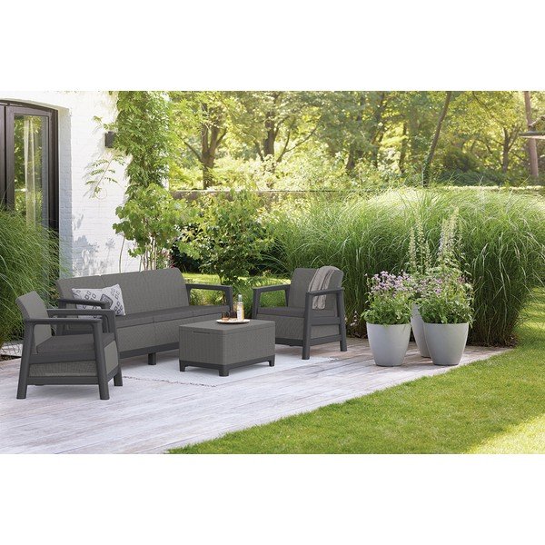 Siva vrtna sofa Scandi Linea – Keter-image-1