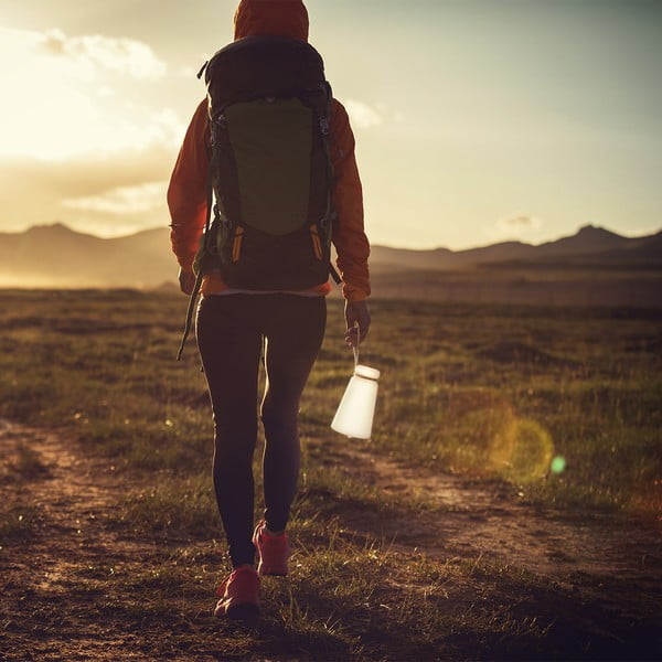 Bijela/smeđa LED stolna lampa (visina 20 cm) Bruno – Fischer & Honsel-image-1