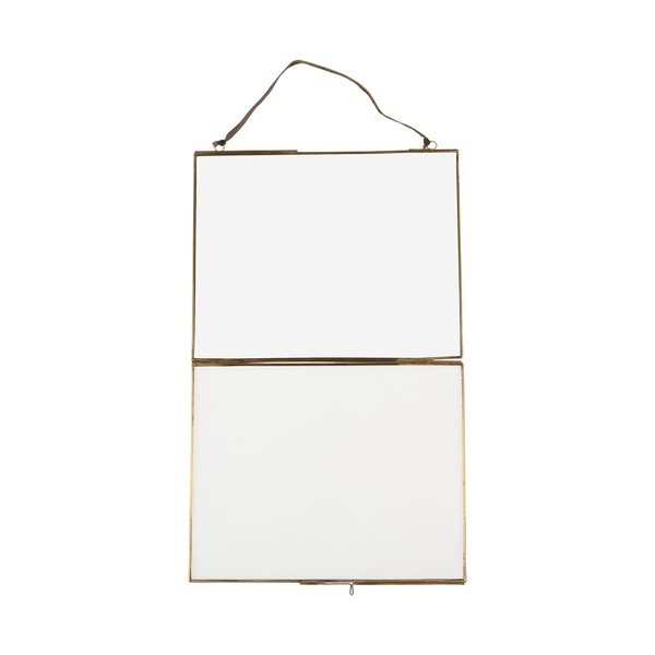 Metalni viseći okvir u zlatnoj boji 25x20 cm – Rex London-image-3