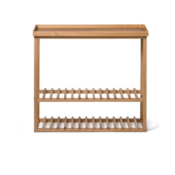 Stalak za cipele / skladištenje s pločom od hrastovog drveta Wireworks Hello Storage-image-2