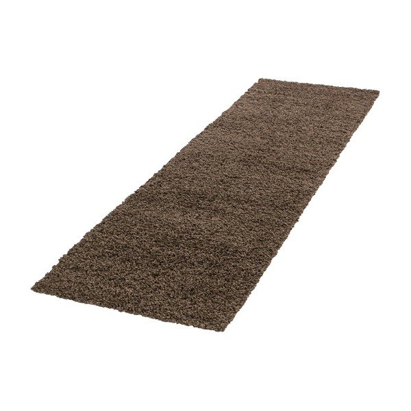 Tamno smeđa staza 80x250 cm Life – Ayyildiz Carpets