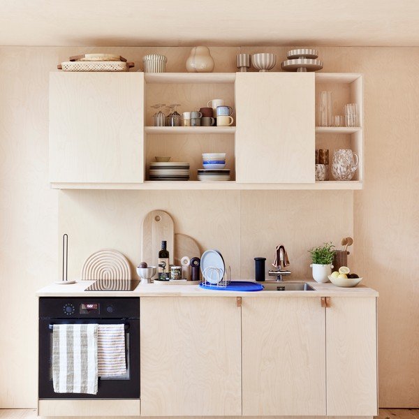 Bež mramoran stalak za papirnate ručnike ø 14 cm Savi – OYOY Living Design-image-1