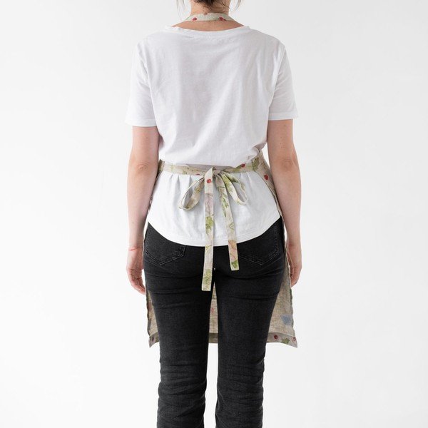 Božićna lanena pregača Linen Tales Daily Apron Jingle Bells, 80 x 55 cm-image-2