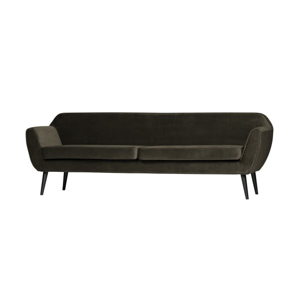 Tamnozeleni baršunasti kauč WOOOD Rocco, 230 cm-image-2