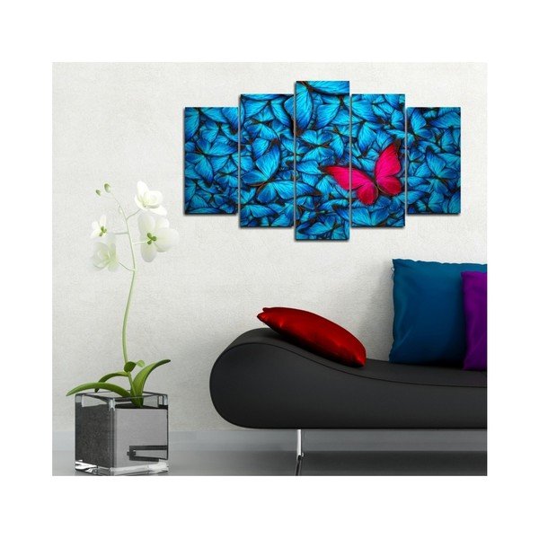 Višedijelna slika 3D Art Azul Feel, 102 x 60 cm-image-1